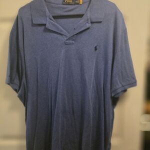 Polo by Ralph Lauren Men's Blue Polo Shirt